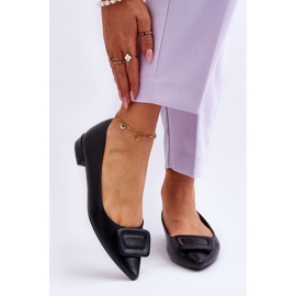 WS1 Classic Ballerinas With Black Rivea Decoration 1