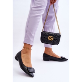 WS1 Classic Ballerinas With Black Rivea Decoration 2