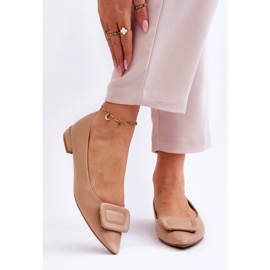 WS1 Classic Ballerinas With Beige Rivea Decoration 1 WS1 Classic Ballerinas With Beige Rivea Decoration 1