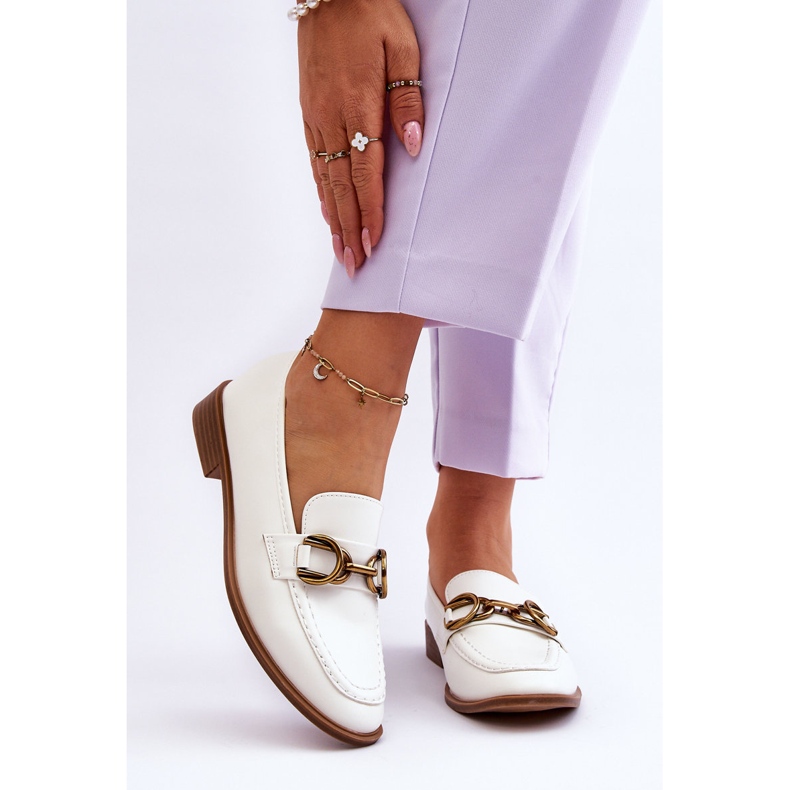 WS1 Classic Women's Loafers White Lorien 1