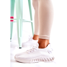 Women's Sports Shoes, Material, White 4