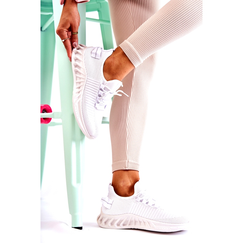 Women's Sports Shoes, Material, White 2