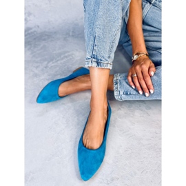 Seastar Keys LT.BLUE ballet flats with a leather insole 1