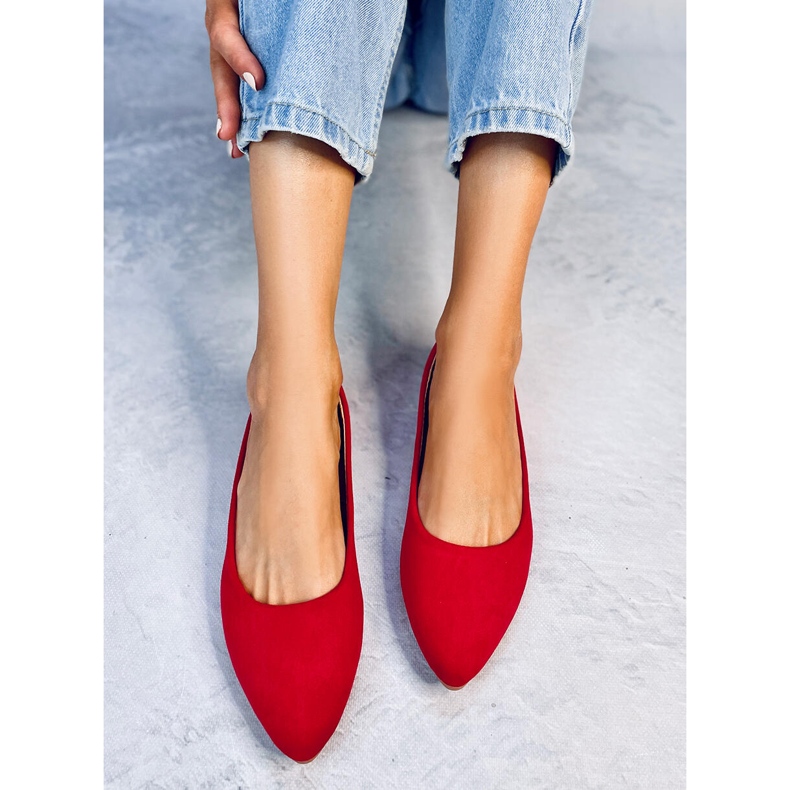 Seastar Keys Red leather insole ballerinas 2