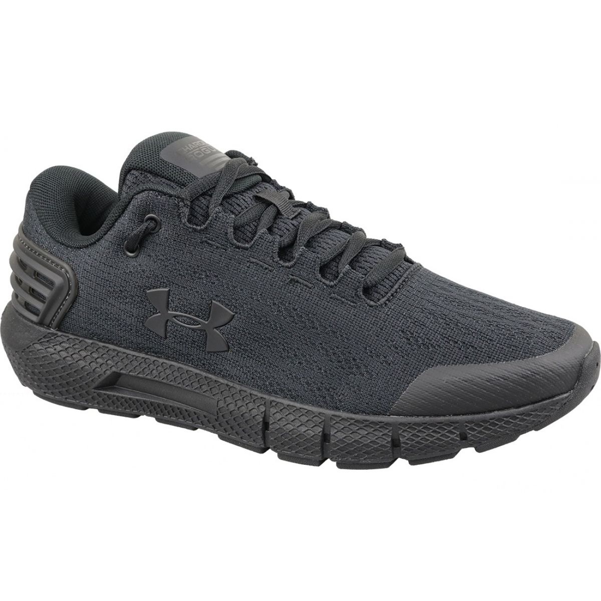 all black under armor shoes